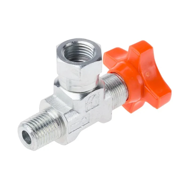 RS PRO Hydraulic Pressure Gauge Isolation Valve Angled Carbon Steel 1/4 in G Thread 400 bar 278-8780