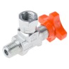 RS PRO Hydraulic Pressure Gauge Isolation Valve Angled Carbon Steel 1/4 in G Thread 400 bar 278-8780