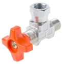 RS PRO Hydraulic Pressure Gauge Isolation Valve Angled Carbon Steel 1/4 in G Thread 400 bar 278-8780