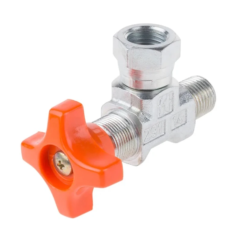 RS PRO Hydraulic Pressure Gauge Isolation Valve Angled Carbon Steel 1/4 in G Thread 400 bar 278-8780