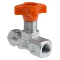 RS PRO Hydraulic Pressure Gauge Isolation Valve Inline Gauge Isolator Needle Valve 400 bar Max Pressure 1/4 in 278-8796