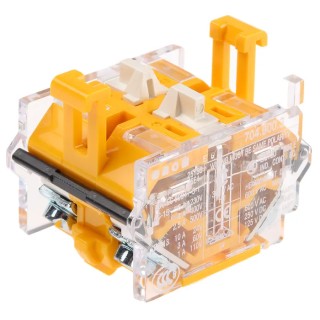 EAO 04 Series Contact Block 500V AC Screw Terminals 10A Current Rating 1 CO 704.900.3