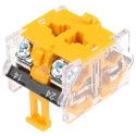 EAO 04 Series Contact Block 500V AC Screw Terminals 10A Current Rating 1 CO 704.900.3