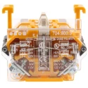 EAO 04 Series Contact Block 500V AC Screw Terminals 10A Current Rating 1 CO 704.900.3