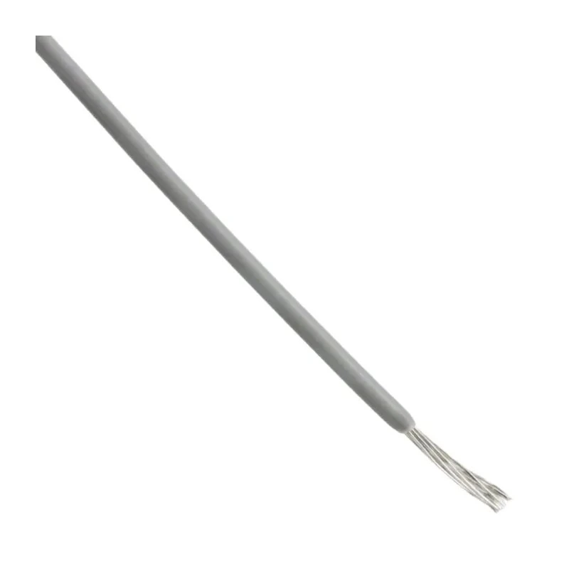 Alpha Wire H07V-K Series Grey Hook Up Wire, 24 AWG, 7 x 0.20 mm Strands, 30 m Length, Polyvinyl Chloride 7054 SL005