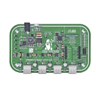 MikroElektronika USB 2.0 4-Port Hub Controller Development Board MIKROE-2517