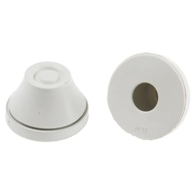 RS PRO Grey Ethylene Propylene Diene Monomer Cable Gland M32 Thread, 15 mm Min. 20 mm Max. IP67 279-7065
