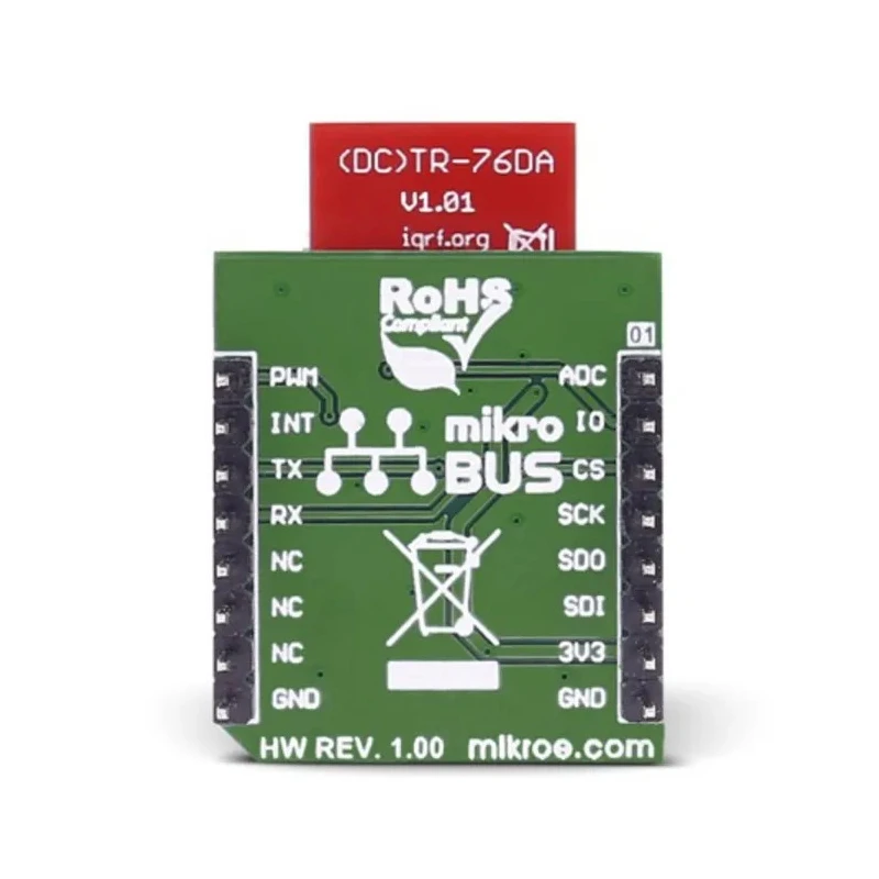 MikroElektronika Communication & Wireless Development Tool IQRF Click TRto76D GFSK 916MHz 3.3V 
