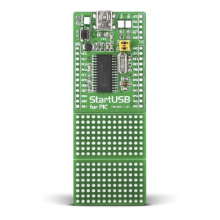 MikroElektronika Development Board with Microchip PIC18F2550 MCU USB 2.0 Support MIKROE-647