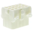 TE Connectivity Universal MATE-N-LOK Female Connector Housing, 6.35 mm Pitch, 15 Way, 5 Row Straight 350784-1