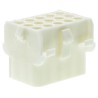 TE Connectivity Universal MATE-N-LOK Female Connector Housing, 6.35 mm Pitch, 15 Way, 5 Row Straight 350784-1