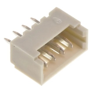 Molex PicoBlade Series Straight Through Hole PCB Header, 4 Contact, 1.25 mm Pitch, 1 Row, Shrouded 53047-0410