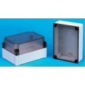 Fibox MNX Series Grey Polycarbonate Enclosure IP67 IP66 35 mm Height 130 mm Width 130 mm Length 