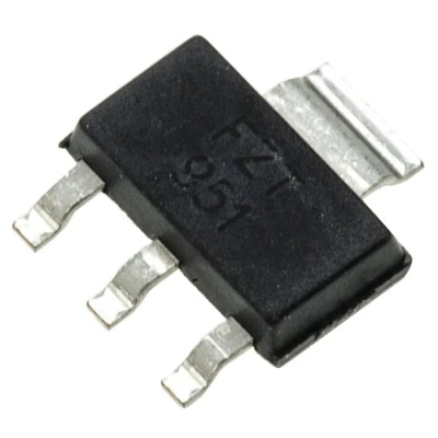 DiodesZetex PNP Transistor, 5 A Maximum DC Collector Current, 60 V Maximum Collector Emitter Voltage, 4-Pin SOT-223 FZT951TA