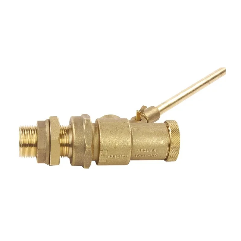 Pegler Yorkshire Brass Body 1 in Inlet Port, 0.44 in Lever Thread Float Valve 514079