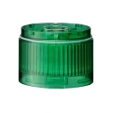 Patlite LR7 Series Green Steady Effect LED Light Module, Twist and Lock Base, 24V dc, IP65 LR7-E-G