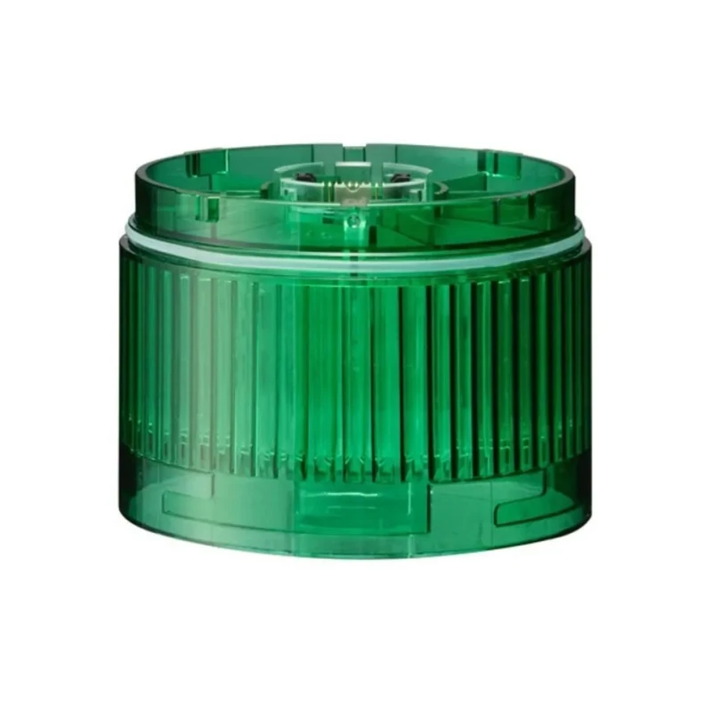 Patlite LR7 Series Green Steady Effect LED Light Module, Twist and Lock Base, 24V dc, IP65 LR7-E-G