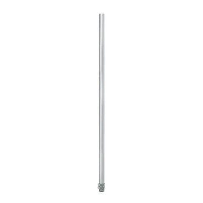 Patlite Silver Threaded Mounting Pole for SF, NE-A, LR, SL, NE-IL Series SK, M22 x 1.5 Thread Size, 800mm POLE22-0800AT
