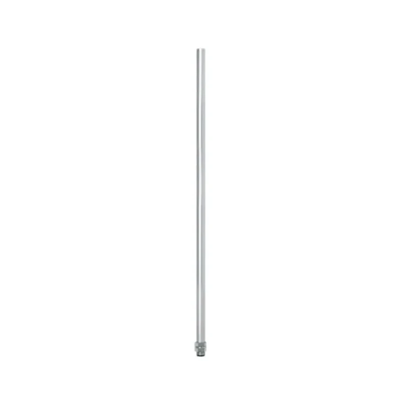 Patlite Silver Threaded Mounting Pole for SF, NE-A, LR, SL, NE-IL Series SK, M22 x 1.5 Thread Size, 800mm POLE22-0800AT