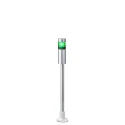 Patlite LR4 Series Signal Tower No Sounder Component 1 Light Blue Amber Clear Green Red White Lens LED 24V DC LR4-102PJNU-G