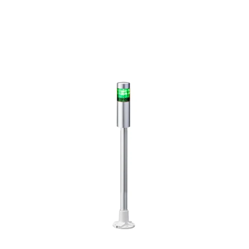 Patlite LR4 Series Signal Tower No Sounder Component 1 Light Blue Amber Clear Green Red White Lens LED 24V DC LR4-102PJNU-G