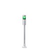Patlite LR4 Series Signal Tower No Sounder Component 1 Light Blue Amber Clear Green Red White Lens LED 24V DC LR4-102PJNU-G