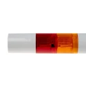 Patlite LR4 Series Signal Tower Buzzer 2 Lights Clear Amber Red Blue White Green 24V DC Direct Mount LR4-202WJBW-RY