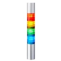 Patlite LR4 Series Signal Tower Buzzer 4 Lights Red, Clear, Amber, Blue, Green, White LED 24V DC Direct LR4-402WJBU-RYGB