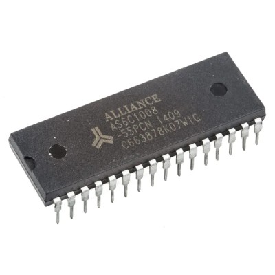 Alliance Memory SRAM 1 MB 128K x 8 bit 55ns Asynchronous 2.7-5.5 V 32-Pin PDIP AS6C1008-55PCN