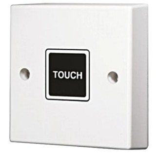 CP Electronics White 2 Way Touch Activated 1 Gang Light Switch 240V 10A 279-8620