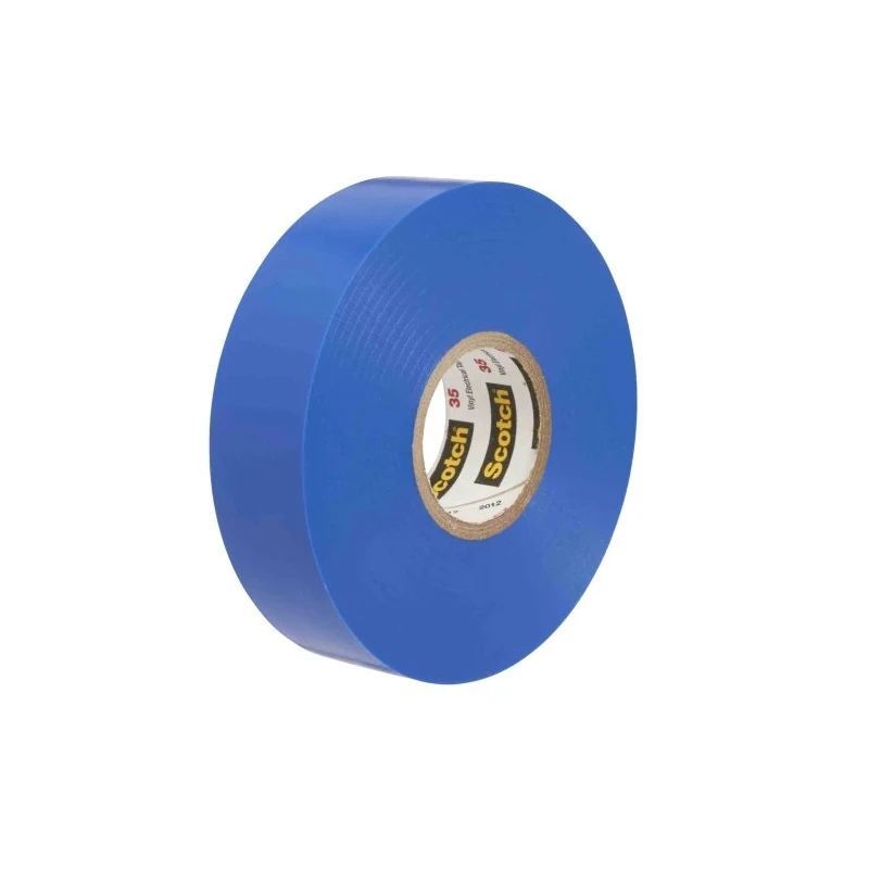 3M Scotch™ 35 Blue Polyvinyl Chloride Electrical Tape, 19mm x 20m SCOTCH 35 BLEU 20 X 19