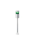 Patlite LR6 Series Amber Blue White Clear Red Green Signal Tower Buzzer 1 Light 24V Pole Mount LR6-102PJNU-G