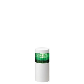 Patlite Signal Tower Buzzer with Green LED Light, 24V DC, Direct Mount LR6-102WJNW-G