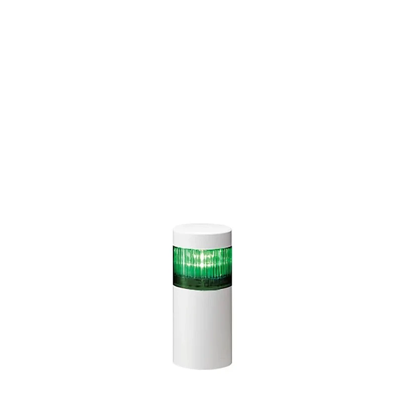 Patlite Signal Tower Buzzer with Green LED Light, 24V DC, Direct Mount LR6-102WJNW-G