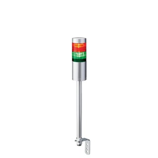 Patlite LR6 Series 2 Lights 24V DC Pole Mount Signal Tower No Sounder Component LR6-202LJNU-RG