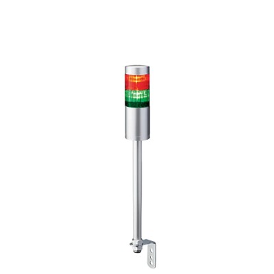 Patlite LR6 Series 2 Lights 24V DC Pole Mount Signal Tower No Sounder Component LR6-202LJNU-RG