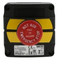 Bartec Control Station Switch SPDT Thermoplastic Red Emergency Stop IP66 IP67 07-3511-10N84