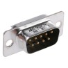 Amphenol Communications Solutions SD 9 Way Straight Panel Mount D-Sub Connector Male L717SDE09P