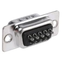 Amphenol Communications Solutions SD 9 Way Straight Panel Mount D-Sub Connector Male L717SDE09P