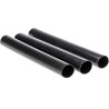 Alpha Wire Halogen Free Polyolefin Heat Shrink Tubing Black 101.6 mm Sleeve Diameter x 152 mm Length 5.6:1 F6214 BK072