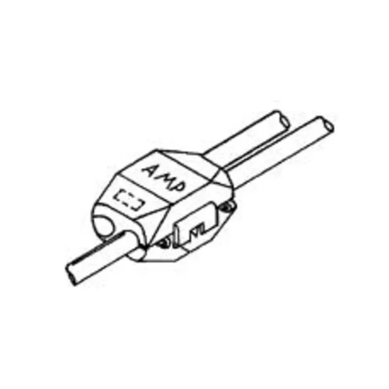 TE Connectivity Red Insulated ELECTRO-TAP Tap Splice Connector Tin Brass Contact 18 AWG 171425-1