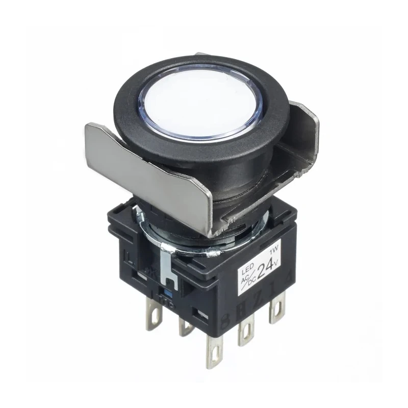 Idec Illuminated Push Button Switch Panel Mount LB6L-M1T64PW