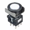 Idec Illuminated Push Button Switch Panel Mount LB6L-M1T64PW