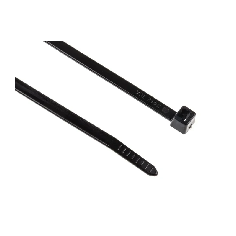 HellermannTyton Cable Tie Non-Releasable 200 mm x 4.6 mm Black Polyamide 66 111-05000 T50R-PA66-BK
