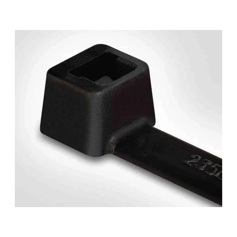 HellermannTyton Cable Tie Non-Releasable 200 mm x 4.6 mm Black Polyamide 66 111-05000 T50R-PA66-BK