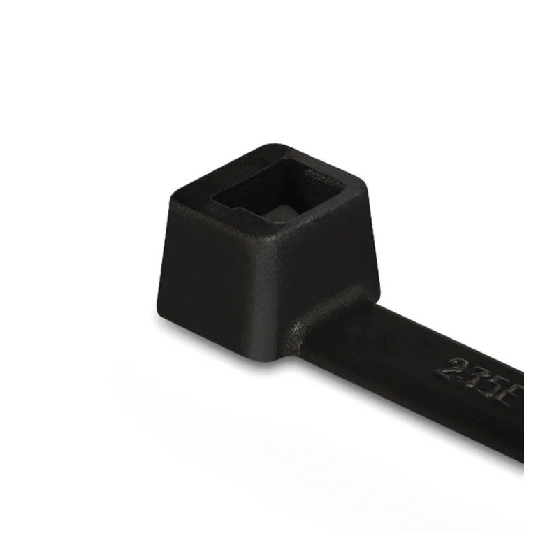 HellermannTyton Cable Tie Non-Releasable 200 mm x 4.6 mm Black Polyamide 66 111-05000 T50R-PA66-BK