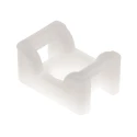 HellermannTyton Natural Cable Tie Mount 6 mm x 12 mm x 18 mm PA66 Flame Retardant KR Series 151-24619 KR6G5-PA66-NA