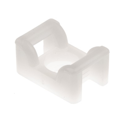 HellermannTyton Natural Cable Tie Mount 6 mm x 12 mm x 18 mm PA66 Flame Retardant KR Series 151-24619 KR6G5-PA66-NA