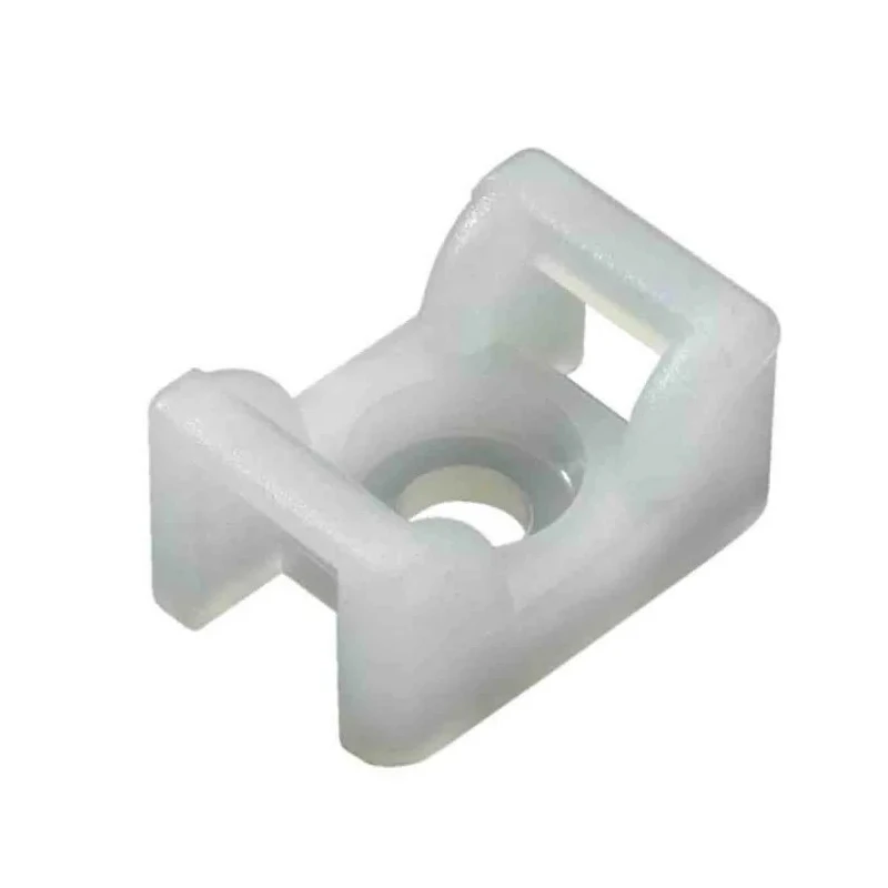 HellermannTyton Natural Cable Tie Mount 6 mm x 12 mm x 18 mm PA66 Flame Retardant KR Series 151-24619 KR6G5-PA66-NA