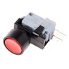 Arcolectric (Bulgin) Ltd Push Button Switch, Momentary, Latching, Panel Mount, 12.7 mm Cutout, SPDT, 16A 250V AC C0911NBAAA